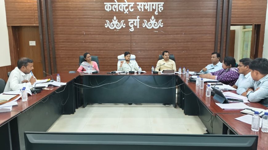 कलेक्टर ने राजस्व संबंधी प्रकरणों की ली समीक्षा बैठक, अधिकारियों को दिए आवश्यक निर्देश